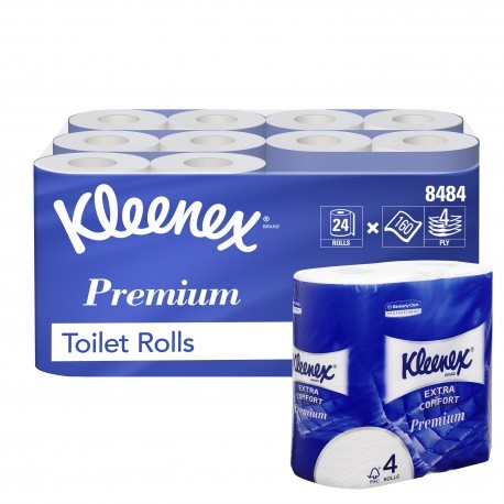 237 - PH rouleau LUXE 4 pl. 24 RLX blanc 160 f. KLEENEX PREMIUM