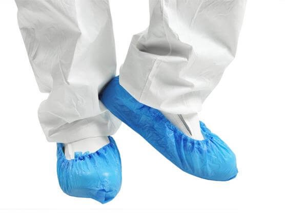 Surchaussure visiteur bleue