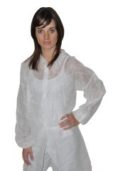 Blouse non tissée BLANCHE T.5 - Carton de 50