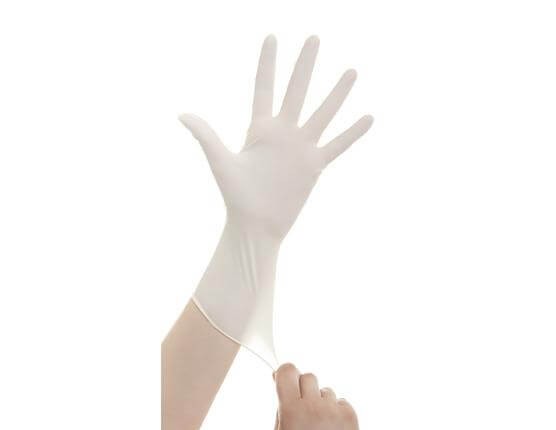 Gant latex BLANC T.L
