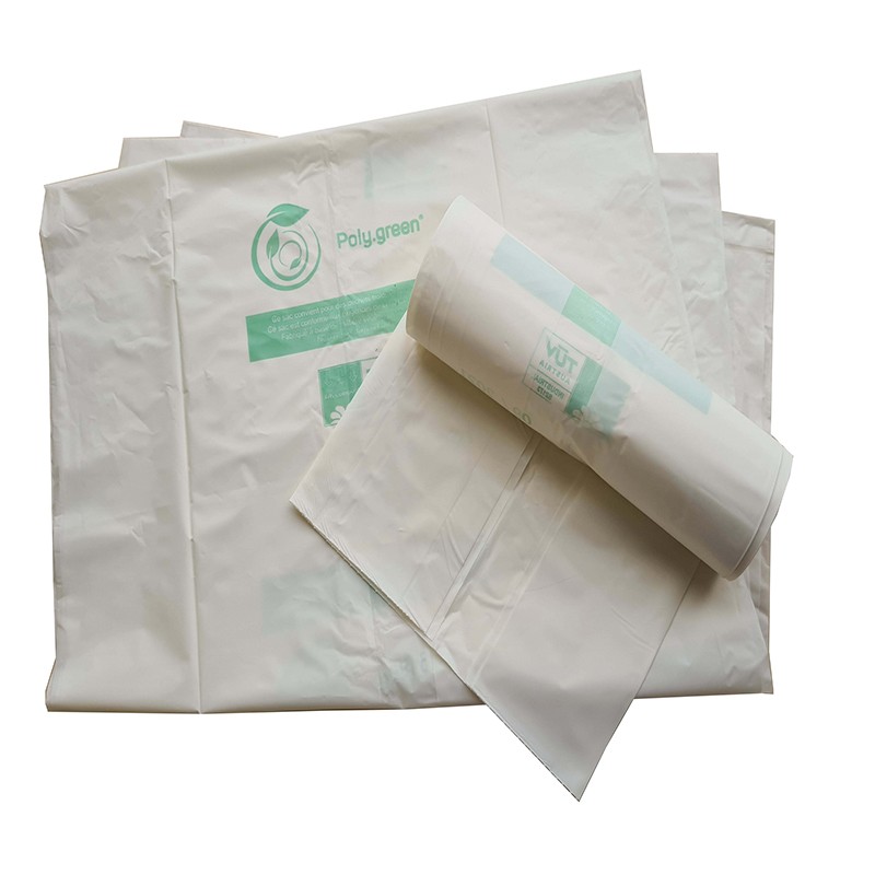 SAC TYPE 60L BLANC BIODEGRADABLE 680 x 820 Carton de 250 sacs