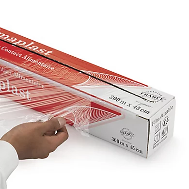 Film alimentaire recharge 0.45x300 m - Carton de 4