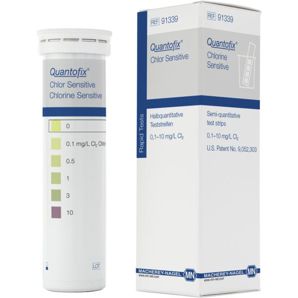 QUANTOFIX CHLORE SENSITIVE 0-0.1-0.5-1-3-10MG/L-X100