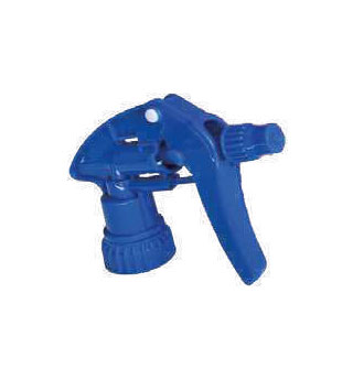 Tête de pulvérisateur de couleur bleu