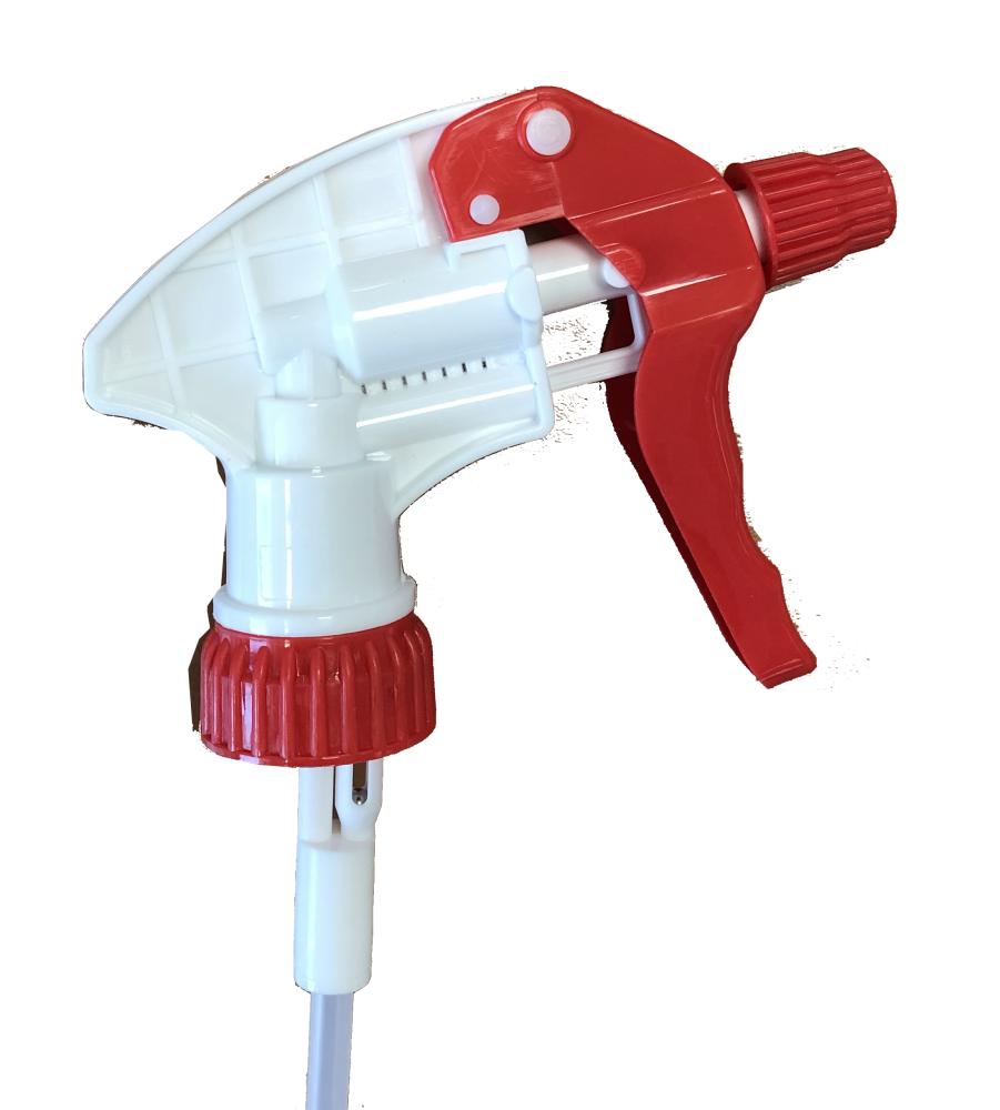 Tête de pulvérisateur de couleur rouge