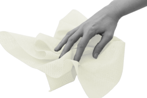 Lavette Made in France  blanche